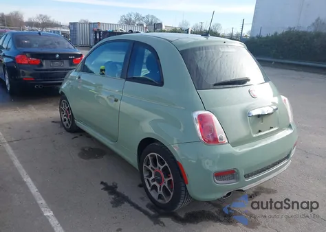 2012 Fiat 500 Sport z USA, uszkodzony, nr VIN 3C3CFFBR2CT179616